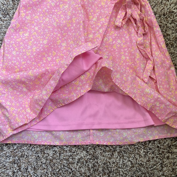 Beginning Boutique pink floral mini dress Size 8 - Picture 5 of 12